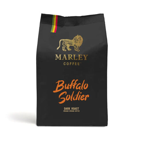 Marley Coffee Buffalo Soldier dark roast whole bean coffee 227g bag